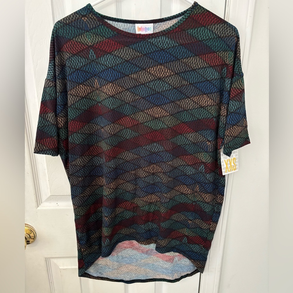 XXS LULAROE Irma Top NWT MADE IN USA